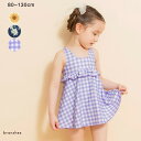 【期間限定SALE】【水着】サンドレス風総柄ワンピース 送料無料 スイムウェア 女の子 ガールズ SS 春物 夏物 春夏物 子供服 子ども服 キッズ 子供 子ど...