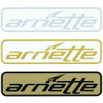 ARNETTE ステッカー MARK Mカラー WHITE&SILVER WHITE&GOLD GOLD&BLACK 【アーネット ステッカー】【メール便対応 日本正規品】