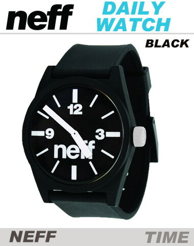 NEFF 時計DAILY WATCH カラー BLACK【ネフ 腕時計】【日本正規品】715005