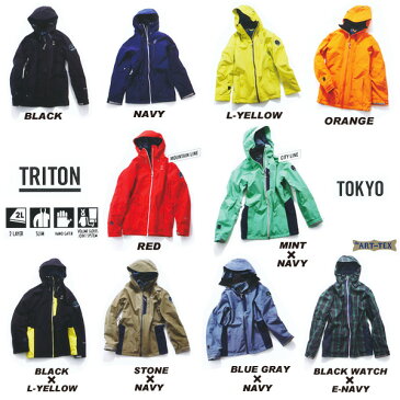 販売開始！残りわずか！14-15 NEWモデル！TRITON THE BASIC ジャケット GORE-TEX 【スノーボード ウェア 14-15 ベーシック】715005