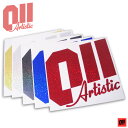 011 Artistic LOGO ロゴ ステッカー RED/BLUE/BLACK/SILVER/GOLD 【ゼロワンワンアーティスティック】