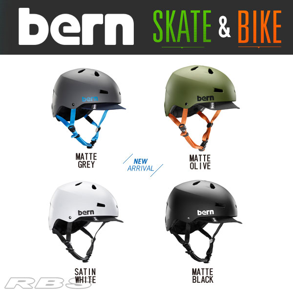 BERN ヘルメット MACON VISOR メーコンバイザー BERN HELMET 【バーン ヘルメット】【スケートボード 自転車】【日本正規品】【あす楽】【送料無料】