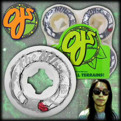 OJ ウィール (OJ WHEELS)DON NGUYEN THE NUGE ROLL JAYS 52mm/101A (スケートボード ウィール) (オージェーウィール) (日本正規品)