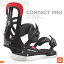 UNION BINDING CONTACT PRO カラー BLACK 【UNION コンタクト プロ】【ユニオン バインディング】【スノーボード ビンディング 】【日本正規品】【即納】