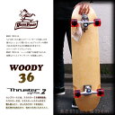 WOODY PRESS 36インチ カラー NATURAL 【ウッディプレス】【ロング スケートボー ...