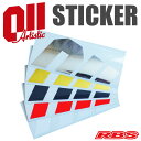 011 Artistic2ND セカンド ステッカー カラー SILVER/GOLD/GRAY/RED/WHITE 【ゼロワンワン アーティスティック】【スノー...