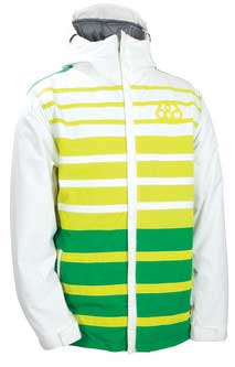 686 MANNUAL ジャケット BLOCK INSULATED　JACKET WHITE COLORBLOCK 【スノーボード ウェア】715005