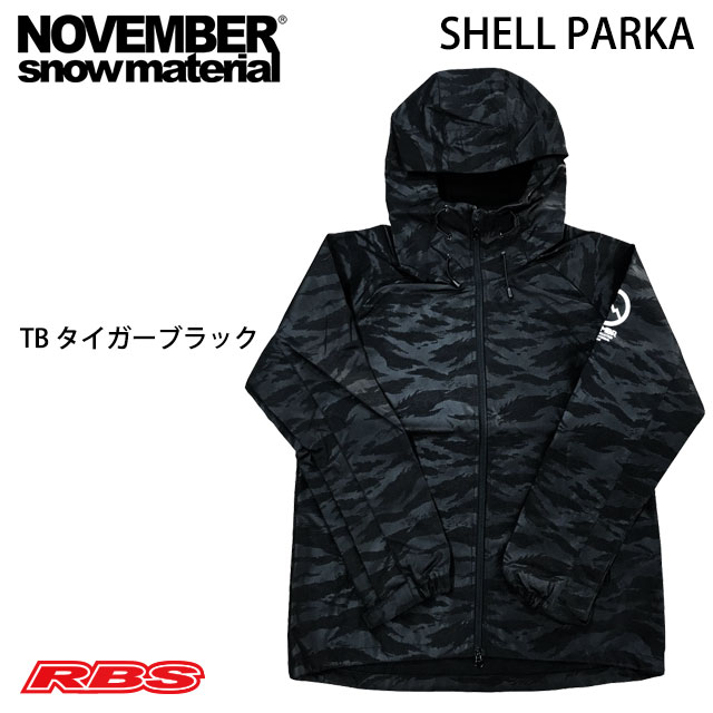 NOVEMBER �Ρ��٥�С� SHELL PARKA ������ѡ����� TB �������� �֥�å� PB �ڥ����꡼ �֥�å� �ڥΥ٥�С� ���Ρ��ܡ��� �ѡ����� ���㥱�åȡۡ����������ʡ�