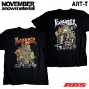 NOVEMBER Tシャツ ART-T ART-T2【カラー BLACK コットン】【新品未開封 24-25 日本正規品】
