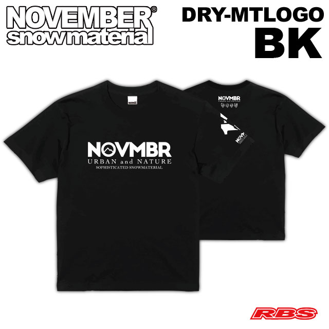 NOVEMBER 21-22 Tシャツ DRY-MTLOGO 【ノーベンバー ドライ ティーシャツ  ...