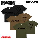 NOVEMBER 24-25 Tシャツ DRY-TS 【ノーベンバー ドライ ティーシャツ カラー ブラック】【吸水 急速 速乾 ドライ】【新品未開封 日本正規...