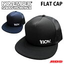 NOVEMBER FLAT CAP BK NV bVLbv MESH CAP ym[xo[ mxo[zy{Kiz