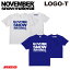 NOVEMBER T LOGO-T ֥롼 BLUE ۥ磻 WT 22-23 ʡ