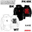 NOVEMBER 21-22 PK-MK 【パーカー カラー BK ブラック WT ホワイト】【ノー ...