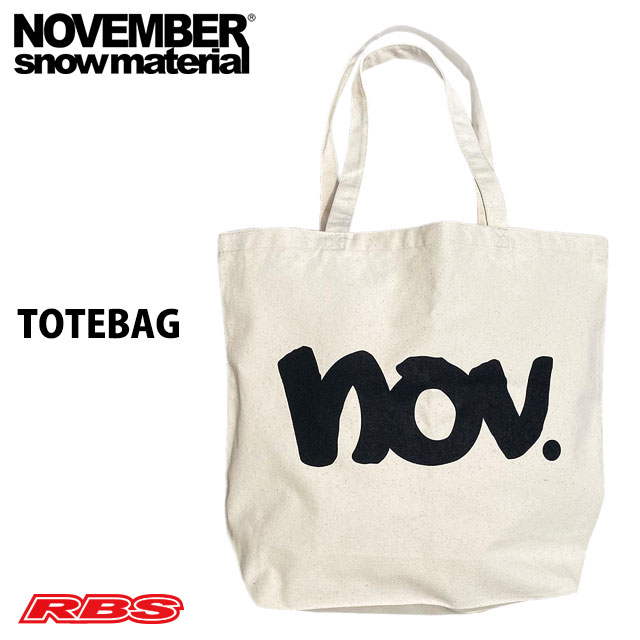 NOVEMBER トートバック TOTE BAG 【ノベンバー スノーボード エコバッグ】【日本正規品】