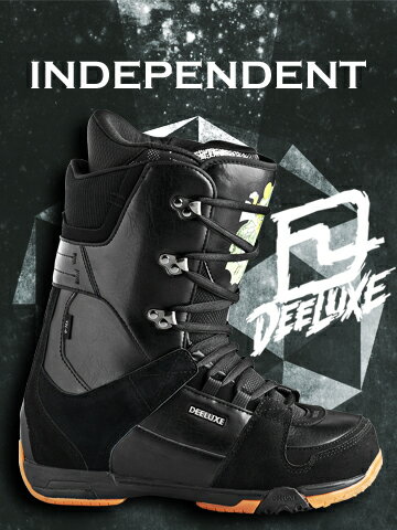 13-14 NEW モデル ★販売開始★ DEELUXE INDEPENDENT BLACK 【ディーラックス インディペンデント 】【13-14 スノーボード ブーツ】【送料無料】715005