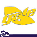 GALE ステッカー LOGO YELLOW 【ゲール サーフ】【メール便対応】715005