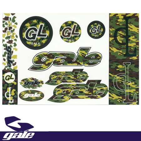 GALE ステッカー CAMO シートタイプ 【ゲール サーフ】【メール便対応】715005