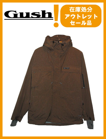 ガッシュ GUSH GROUND JACKET カラー BROWN 【ガッシュ ジャケット】【スノーウェア】【日本正規品】