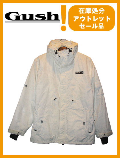 GUSH GROUND JACKET カラー WHITE 【ガッシュ ジャケット】【スノーウェア】【日本正規品】