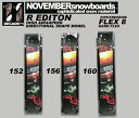 13-14 NEWモデル★販売中！★ノーベンバー R EDITION 156【NOVEMBER スノーボード 13-14】【送料・チューンナップ無料】715005