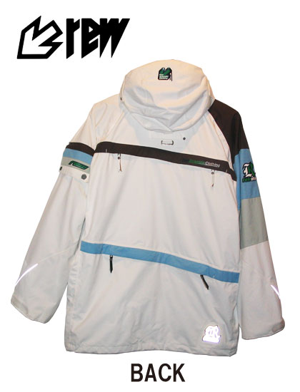 REW SPACE TRAVELER ジャケットカラー WHITE×D-BROWN×L-BLUE×GRAY【スノーボード ウェア】715005