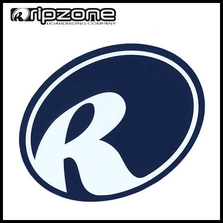 RIPZONE ステッカー カラー NAVY 【スノーボード ステッカー】715005