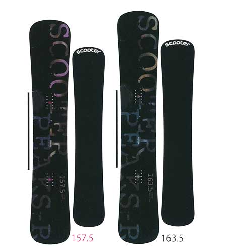 12/13NEWf̔SCOOTER PEAKS-R yXN[^[ Xm[{[hzys[NX `[ibv Ez715005