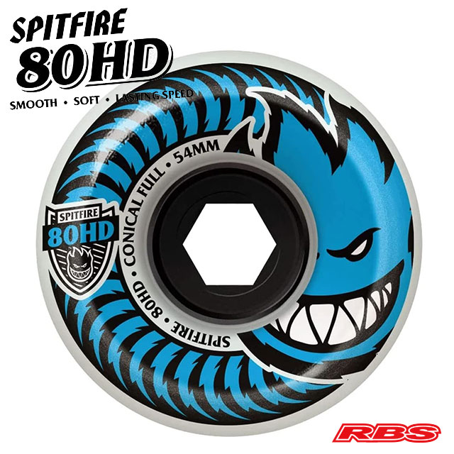 SPITFIRE ウィール 80HD CONICAL FULL SHAPE 54mm 56mm 58mm 