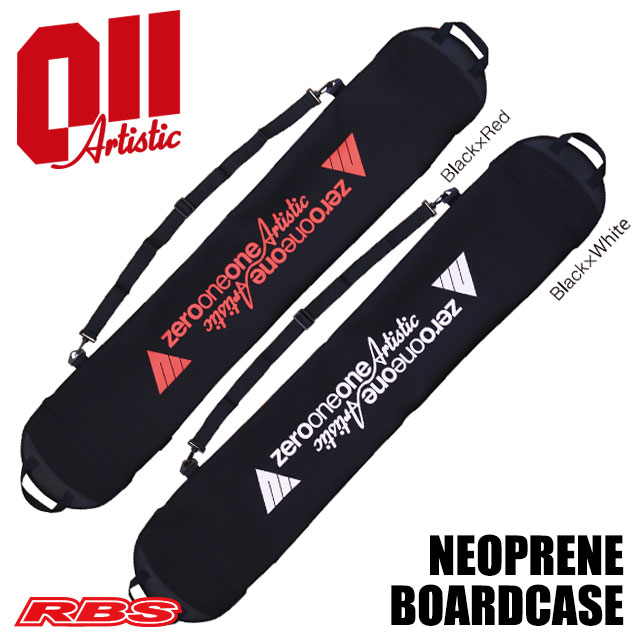 011 Artistic 20-21 NEOPRENE BOARD CASE BLACK×RED BLACK×WHITE 