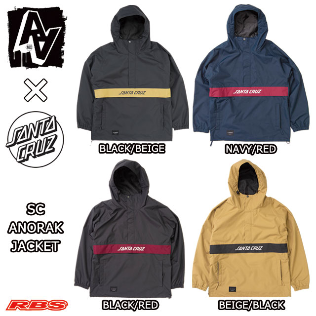 AA HARD WEAR ダブルエー SC ANORAK JACKET アノラック ジャケット ダブルエー ハードウェア SANTACRUZ コ...