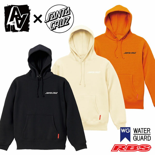 AA HARD WEAR 23-24 SANTACRUZ サンタクルーズ パーカー BONDING HOODIE ボンデッド プルオーバー ダブルエー 【撥水 防水パーカー スノーボード ウェア 23-24】【あす楽 送料無料 日本正規品】