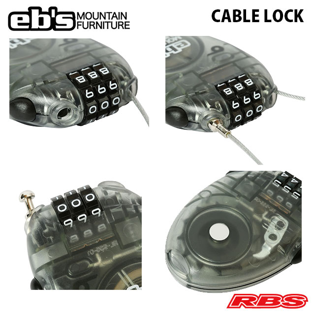 eb's CABLE LOCK ���ӥ� �����֥� ���å� �ڥ��Ρ��ܡ��� �ܡ��� �� �����ɻ� ���ۡڿ���̤���� ���������ʡ�