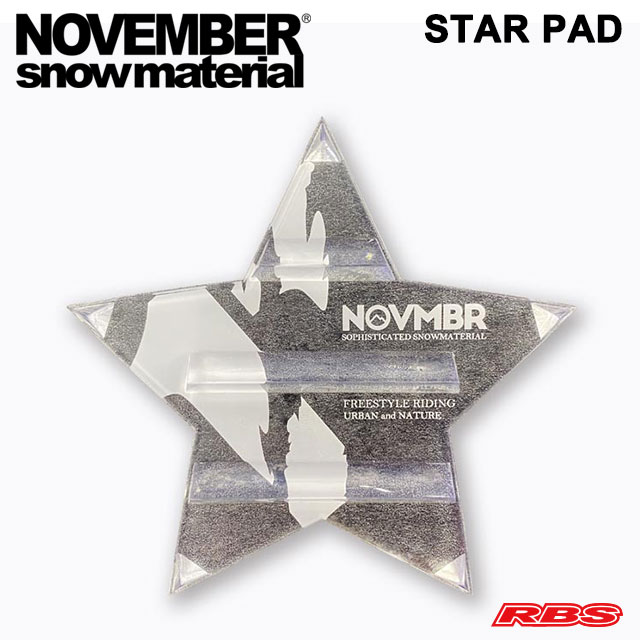 NOVEMBER デッキパッド STAR PAD 【ノーベンバー ノベンバー スノーボード】【滑り止め 23-24 日本正規品】