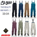 REW 23-24 REALITY BIB PANTS アールイーダブリュー リアリティー ビブパンツ 【スノーボード ウェア 2023 ...