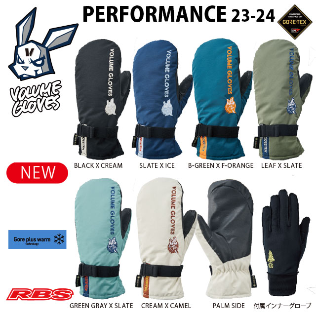 VOLUME GLOVES 23-24 PERFORMANCE NS MITT GORE-TEX ゴアテックス LIMITED LINE 【スノーボード グローブ ミトン ミット】【ボリュームグローブ パフォーマンス】【送料無料 日本正規品】