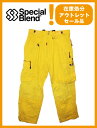 SPECIAL BLEND MERIDIAN ZIP CARGO PANTS カラー SUPER LEMON 【スペシャルブレンド パンツ】【スノーボード ウェア】【日本正規品】