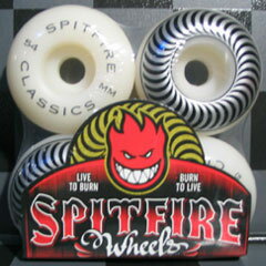 SKATE BOARD WHEEL【SPIT FIRE】CLASSICS 54mm SILVER【スケートボード ウィール】【スピットファイア 日本正規品】