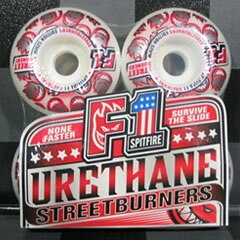 SKATE BOARD WHEEL【SPIT FIRE】F1 STREET BURNERS 52mm TEAM 【スケートボード ウィール】【スピットファイア】715005