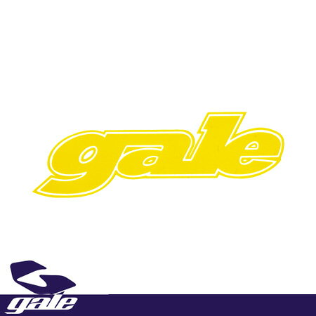 GALE ステッカー YELLOW 【ゲール サーフ スケート】【メール便対応 日本正規品】