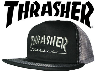 THRASHER メッシュキャップSKATE MAG LOGO【カラー BLACK】【スラッシャー】715005のサムネイル