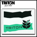 TRITON ステッカー BLACK L 【スノーボード ステッカー】715005