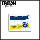 TRITON ステッカー BLUE S 【スノーボード ステッカー】715005