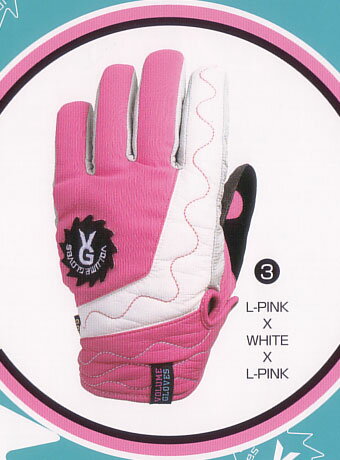 VOLUME GLOVES PIPEKING WATERPROOF L-PINK×WHITE×L-PINK （VGi） 【スノーボード グローブ】日本正規品