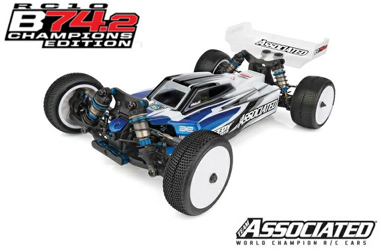 ！ AS90044 4WDオフロードバギー　RC10B74.2 CE Team Kit シャーシキット （人工芝・カーペット路面向） （未組立） ≪ラジコン≫