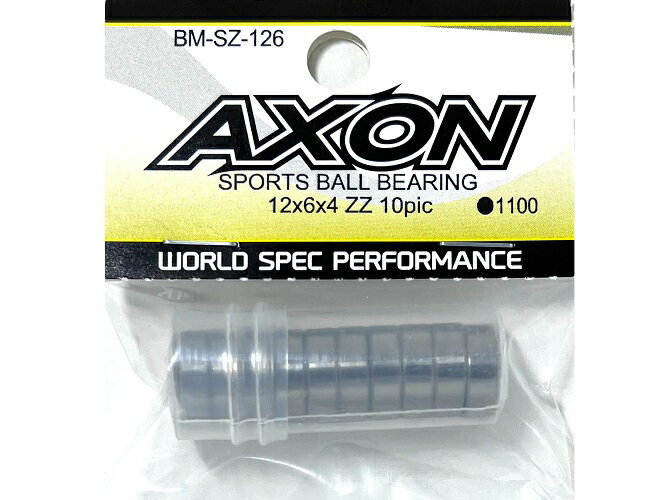 AXONスポーツベアリングは、アクソンクォリティのエコノミーベアリングシリーズです。 多彩なサイズをラインナップし、あらゆるカテゴリーでご使用していただけます。 SPORTS BALL BEARING SERIES （仕様：メタルシールド/...