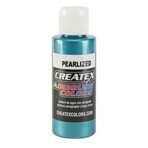 5303#2 【CREATEX COLORS/クリテックス カラー】 クリテックス エアブラシ用水性アクリル塗料 パールターコイズ 60ml