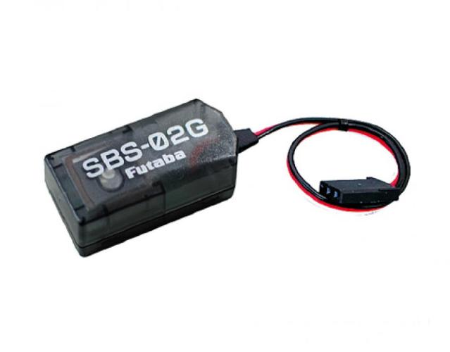 Futabaテレメトリーセンサーシリーズ「GPSセンサー」 Futabaが誇るテレメトリーセンサー。センサーを搭載した機体やマシンの状況がリアルタイムで把握できます。「SBS-02G」はGPS衛星からの電波を受信して、機体の位置やスピードを測定することができます。また、気圧検知式の高度センサーも装備されています。