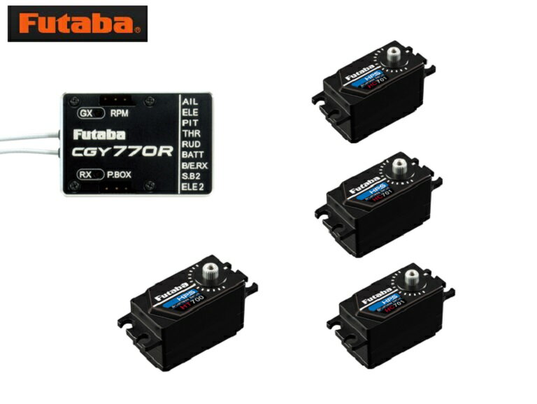 107428 FUTABA/ե/Żҹȡ CGY770R+HPS-HC701  3 + HPS-HT700 եܥåȡF...