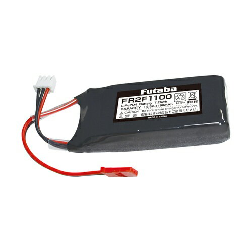 受信機専用リチウムフェライト電池 電圧：6.6V 容量：1100mAh 寸法：69.5×35.0×14.5mm(本体部分のみ) 重量：60g 充電・バッテリーチェック側にJST-XHタイプバランスコネクター付 適合機種 ■ハイボルテージ対応受信機専用 ※本製品は、上記の受信機専用です。 ※充電は、専用充電器 LBC-4E(5)または、リチウムフェライト電池対応の充電器をご使用ください。